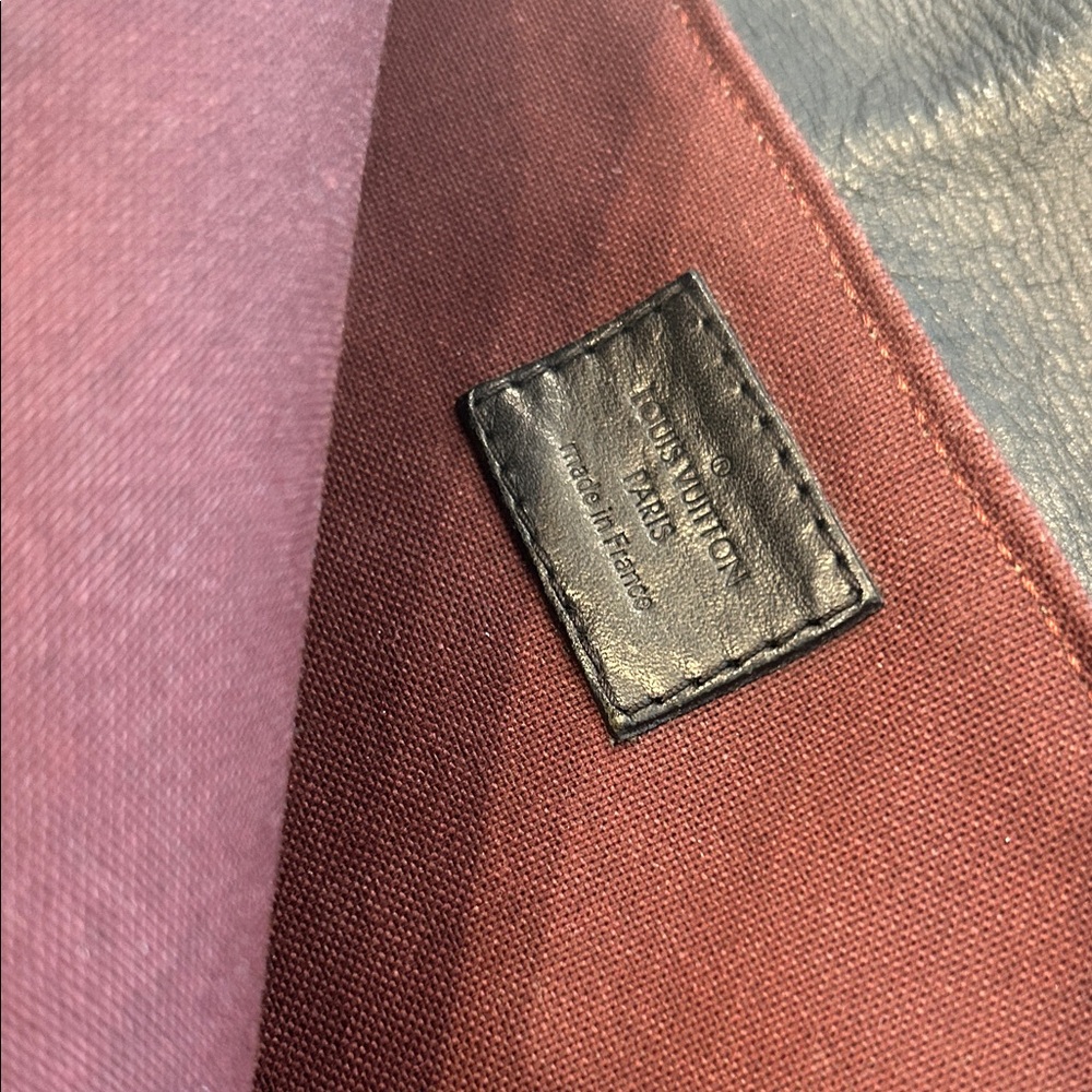 100% Authentic Louis Vuitton Brown Monogram Backpack with Black Leather Flap - Picture 6 of 15